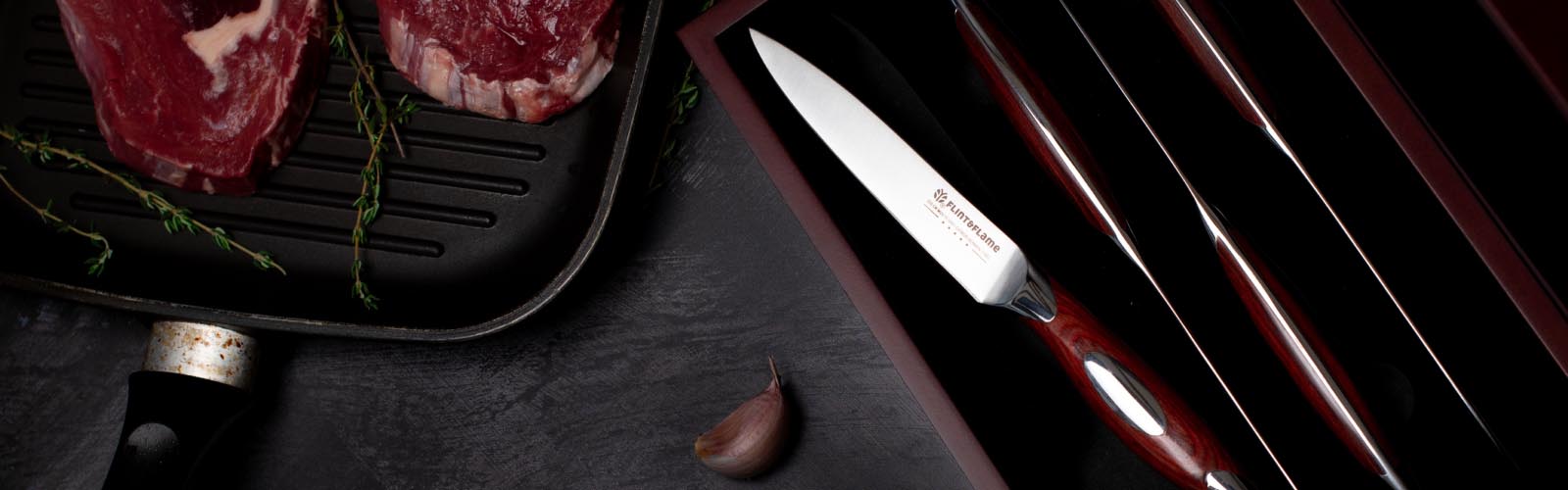 PRO SERIES 10″ CHEF KNIFE WITH BLADE COVER - Flint and FlameFlint and Flame